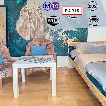 Le Chic Audonien - Cozy Nest Before Gates Of Paris - Access From Cdg & Orly Airports - Wi-Fi - Smart Tv Apartment Сент-Уен Екстериор снимка
